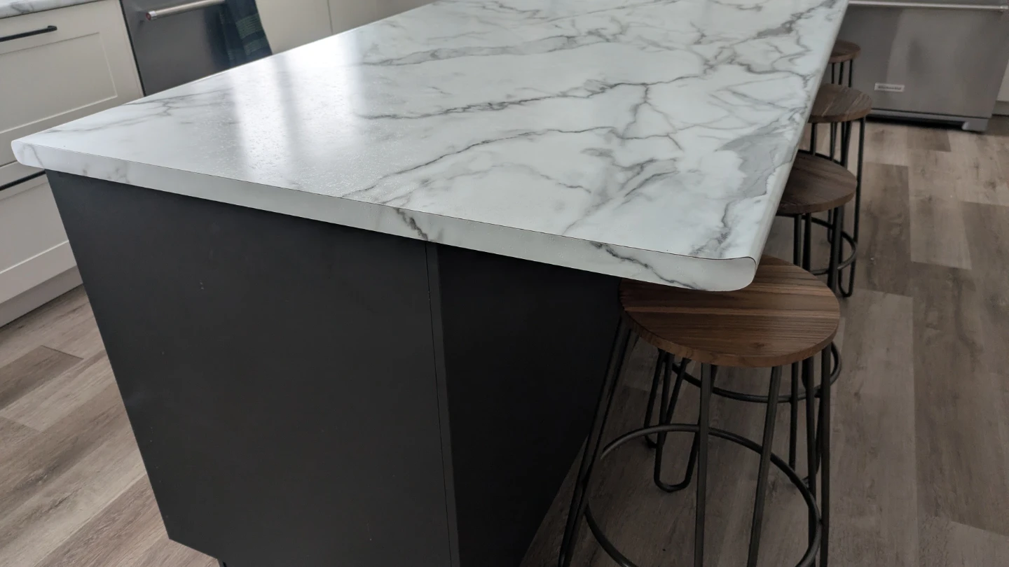 Laminate Countertops - Faux Marble Pattern - Multiple Sections - photo 5