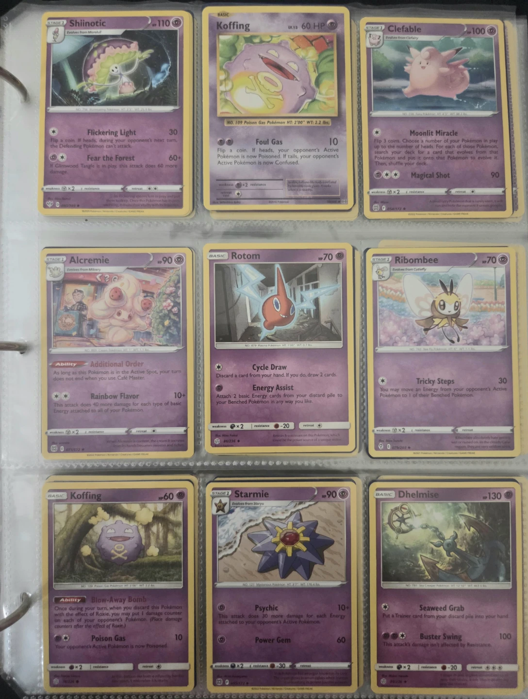 Pokemon cards - Electric and Psychic types - photo 5