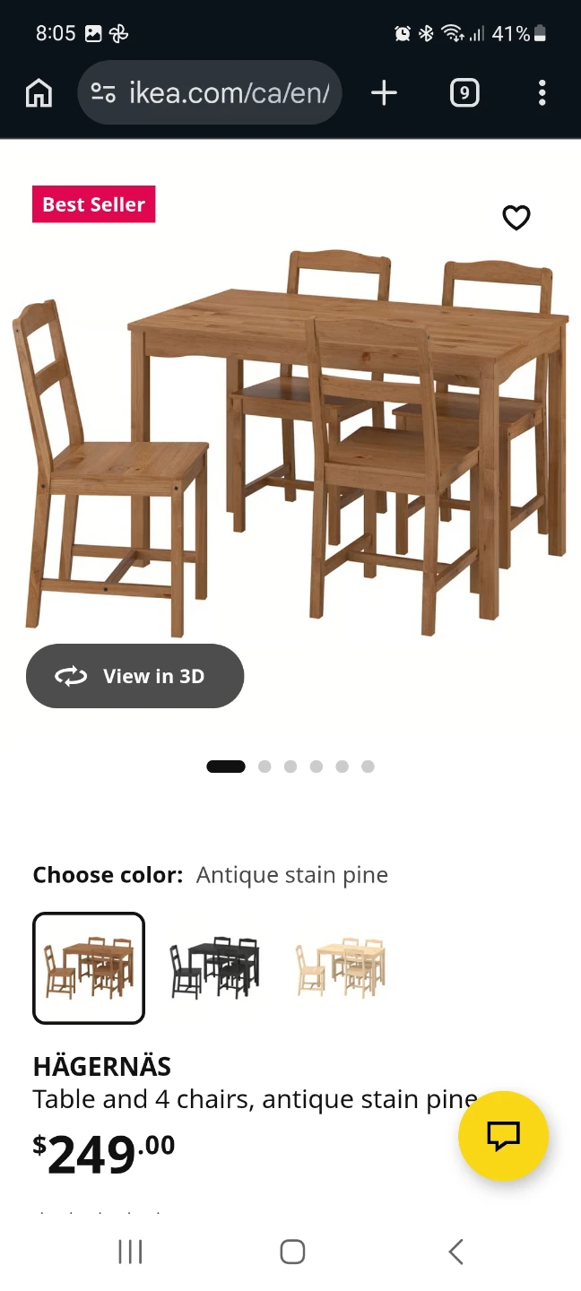 IKEA Table and 4 Chairs - photo 2