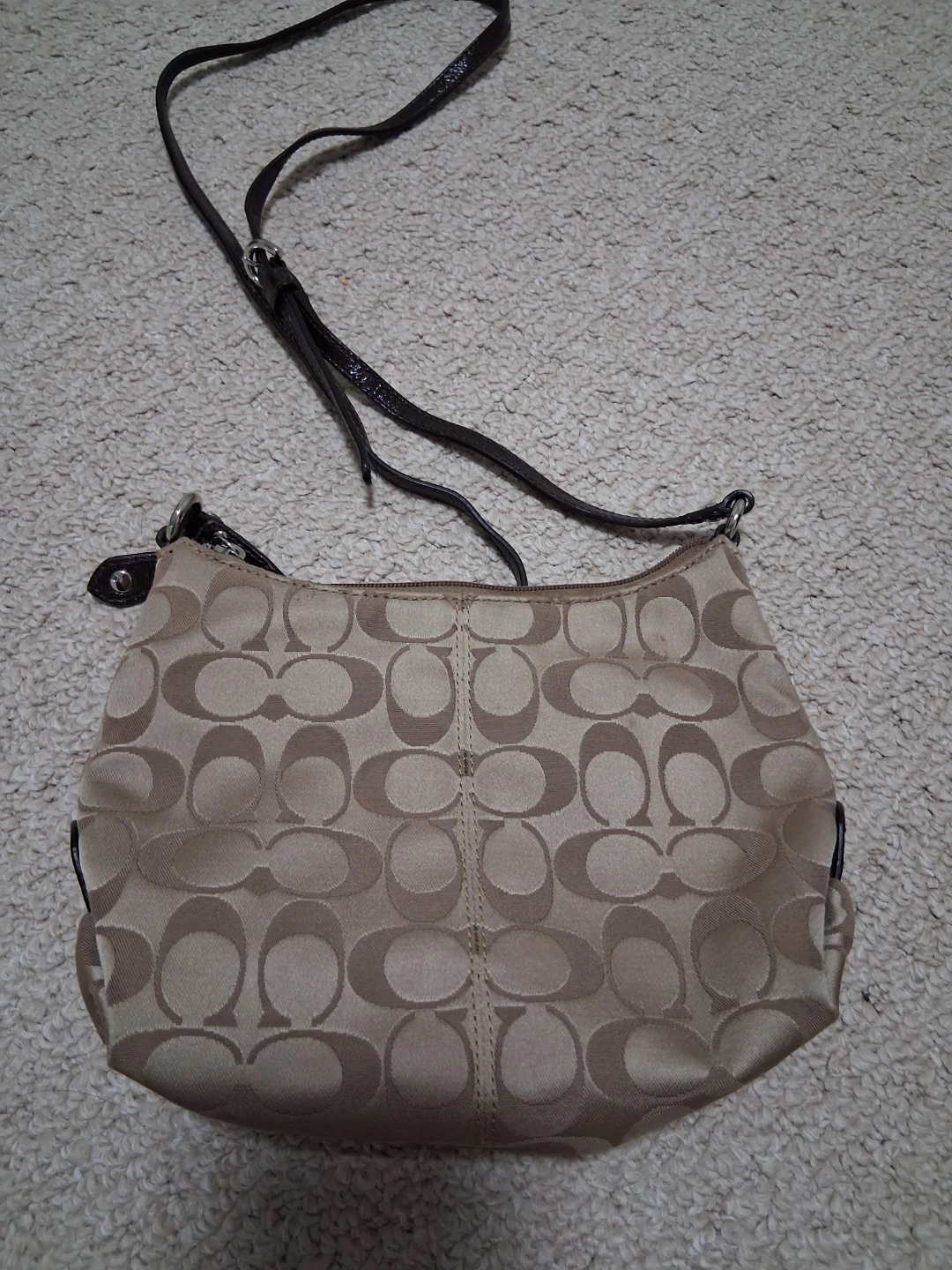 Coach Signature Pattern Shoulder Bag - photo 3