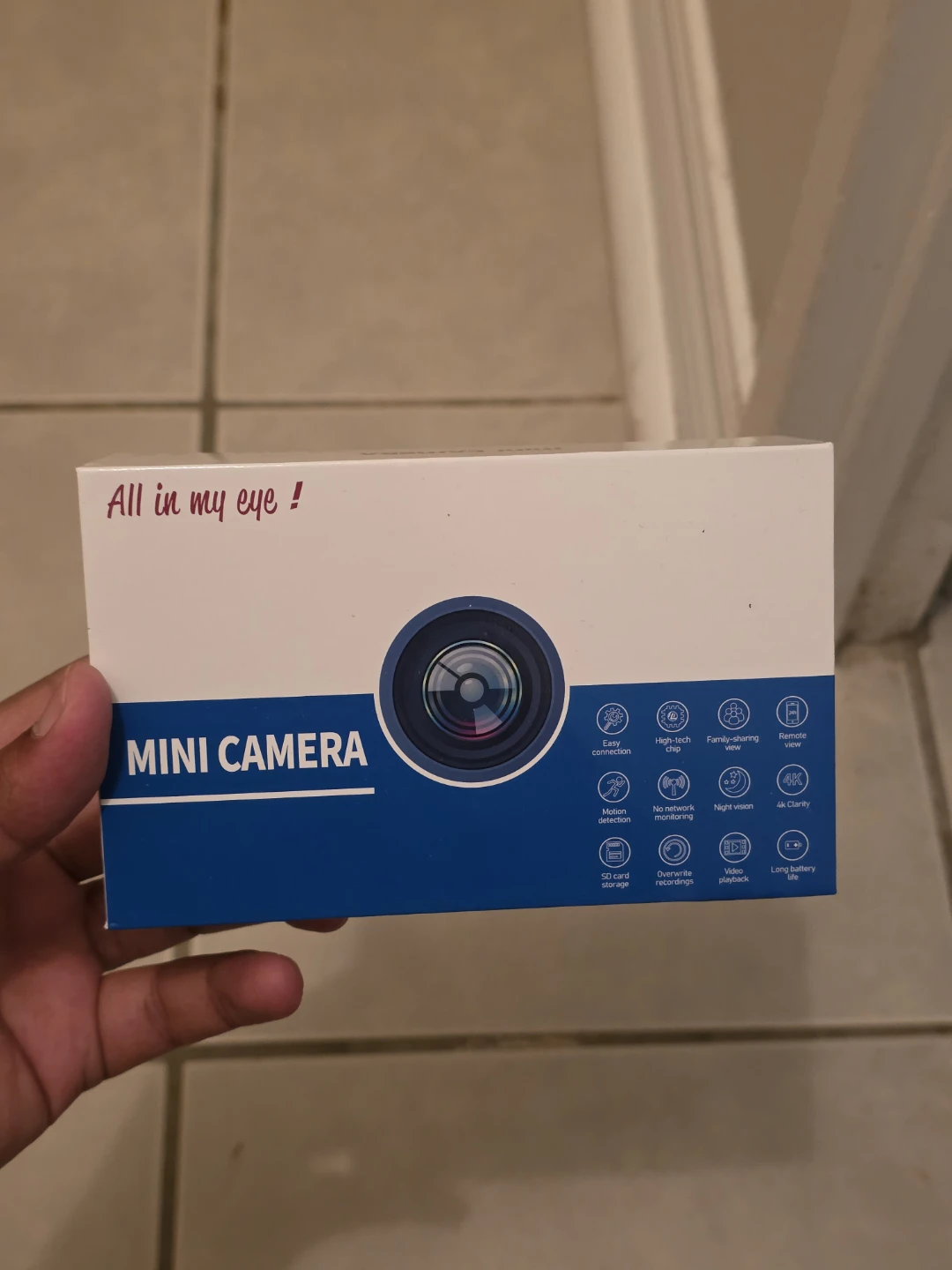 Mini Camera - 4K Clarity, Night Vision