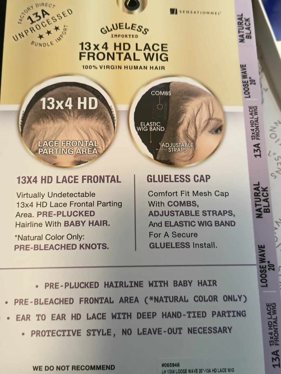 Sensationnel 13x4 HD Lace Frontal Wig - photo 3