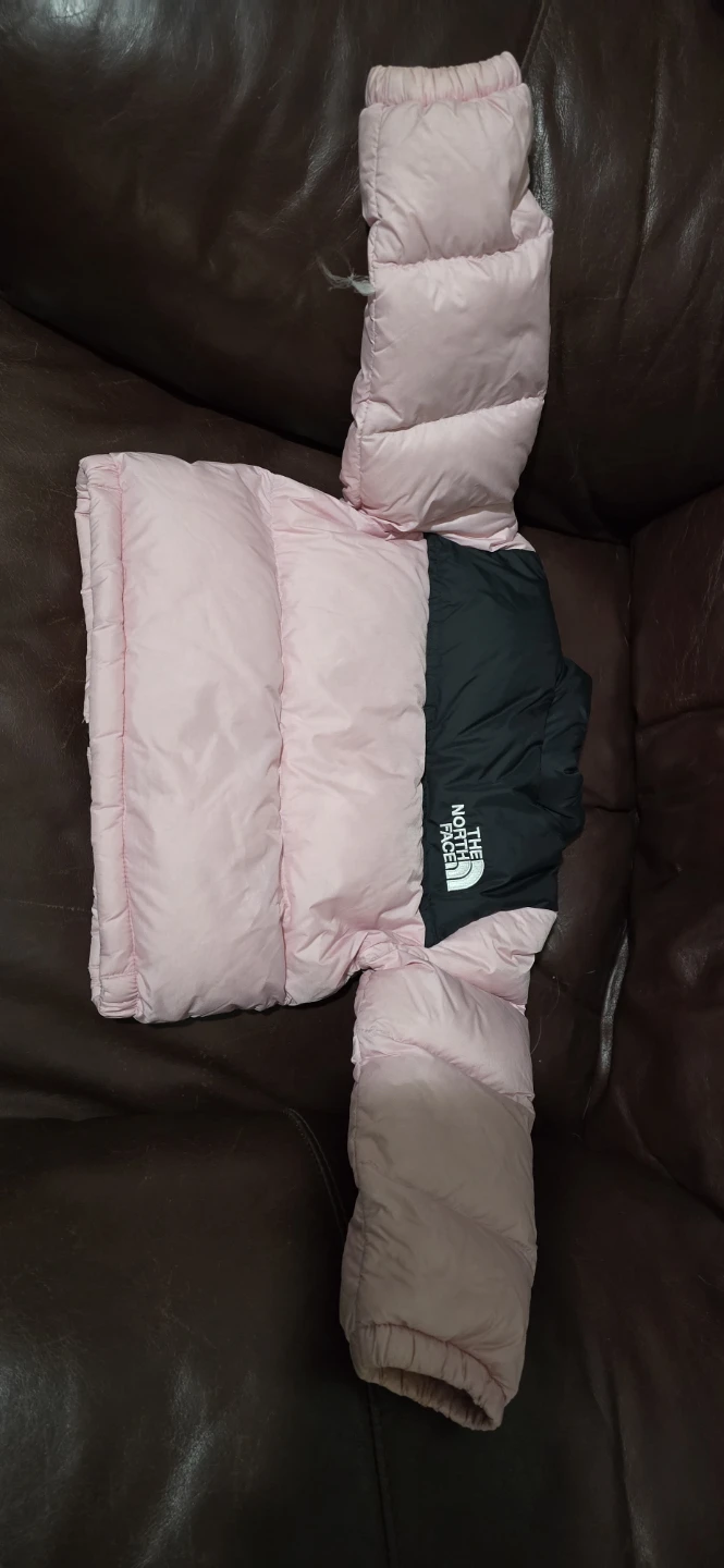 The North Face Puffer Jacket - Pink & Black - photo 2