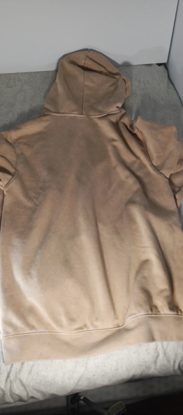 Jordan Brooklyn Fleece Pullover Hoodie Beige Hemp Embroidered - photo 2