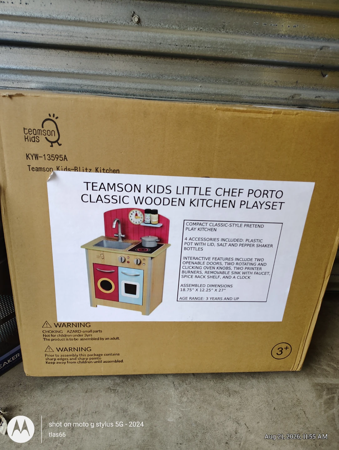 Teamson Kids Little Chef Classic Wooden Kitchen Playset - photo 4