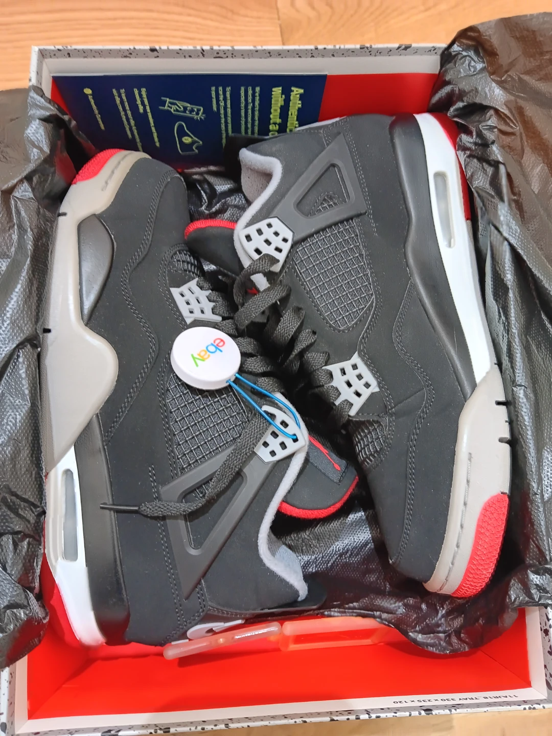9 Men's Jordan OG Bred 4 NIKE (2019) - photo 4