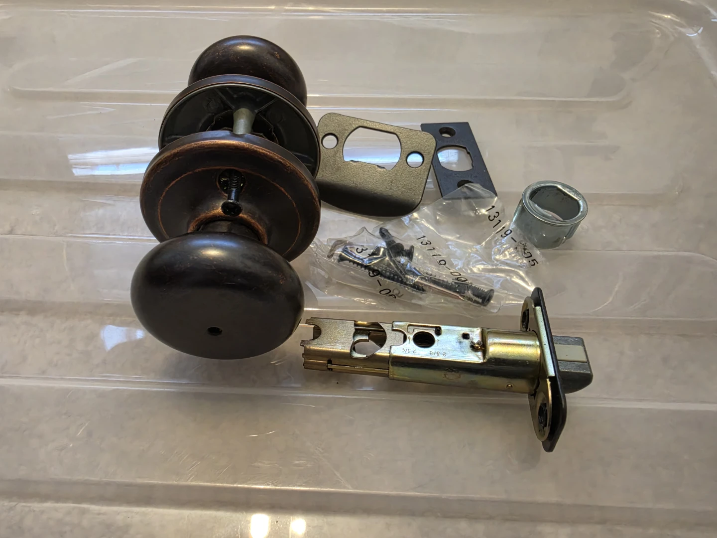 Kwikset , Weiser bedroom & bath privacy door knob