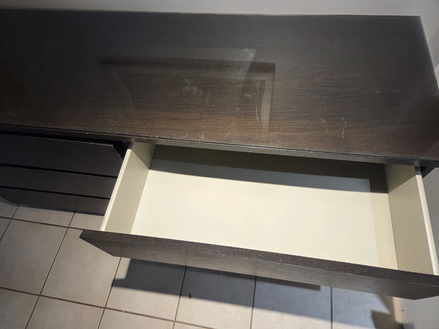 Ikea Malm Dark Brown 6-Drawer Dresser - photo 3