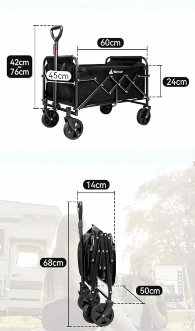 Folding Collapsible Wagon Cart - photo 3