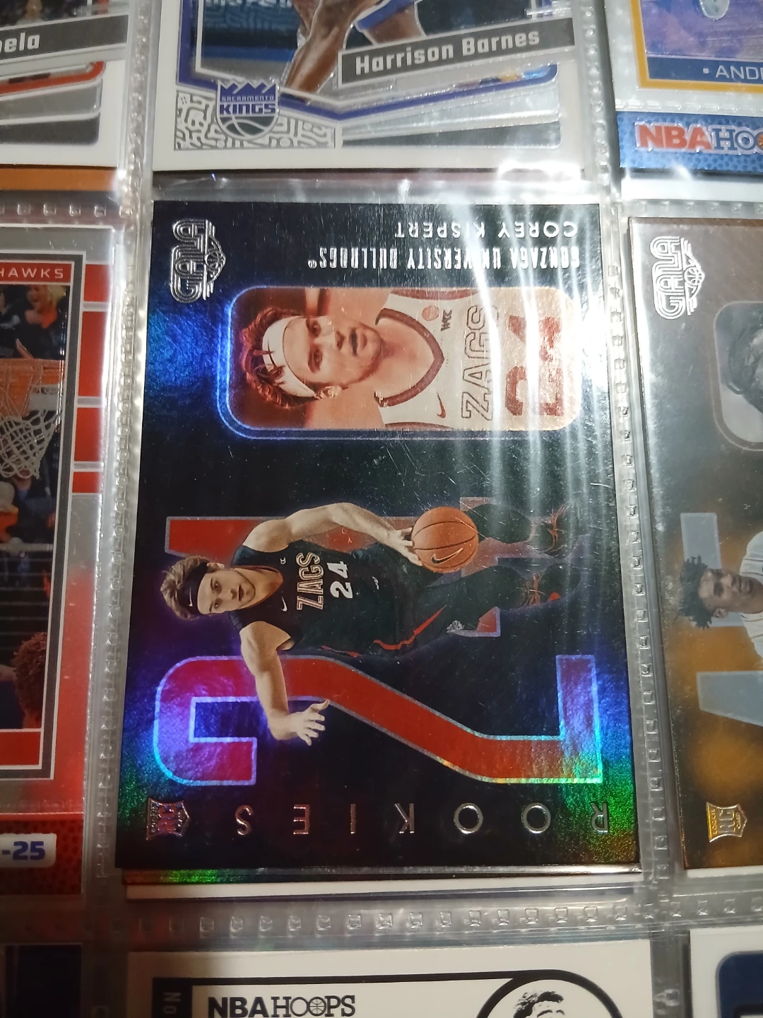 2021-22 NBA Hoops Corey Kispert Rookie Card