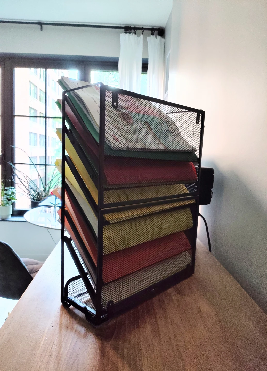Black Mesh Desk Organizer/File Organizer - photo 3