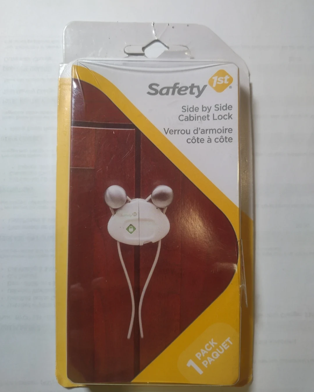 Safety 1st Side by Side Cabinet Lock - 1 Pack