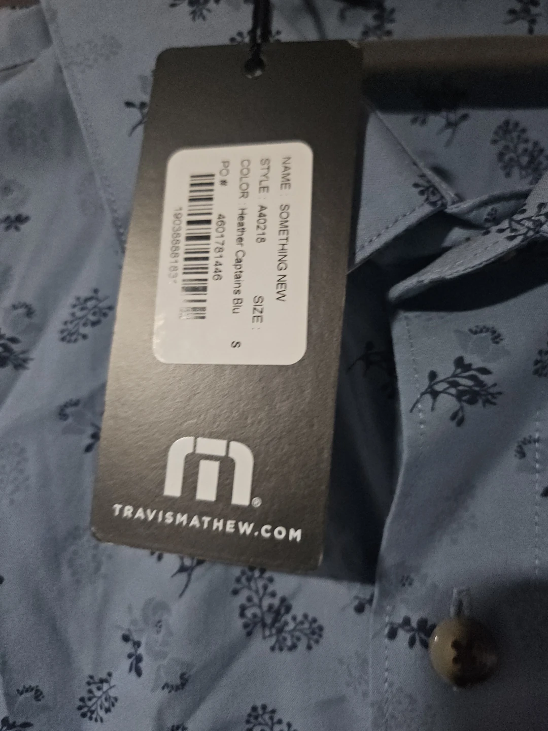 Travis Mathew Short Sleeve Button Up Shirt Size S - photo 5