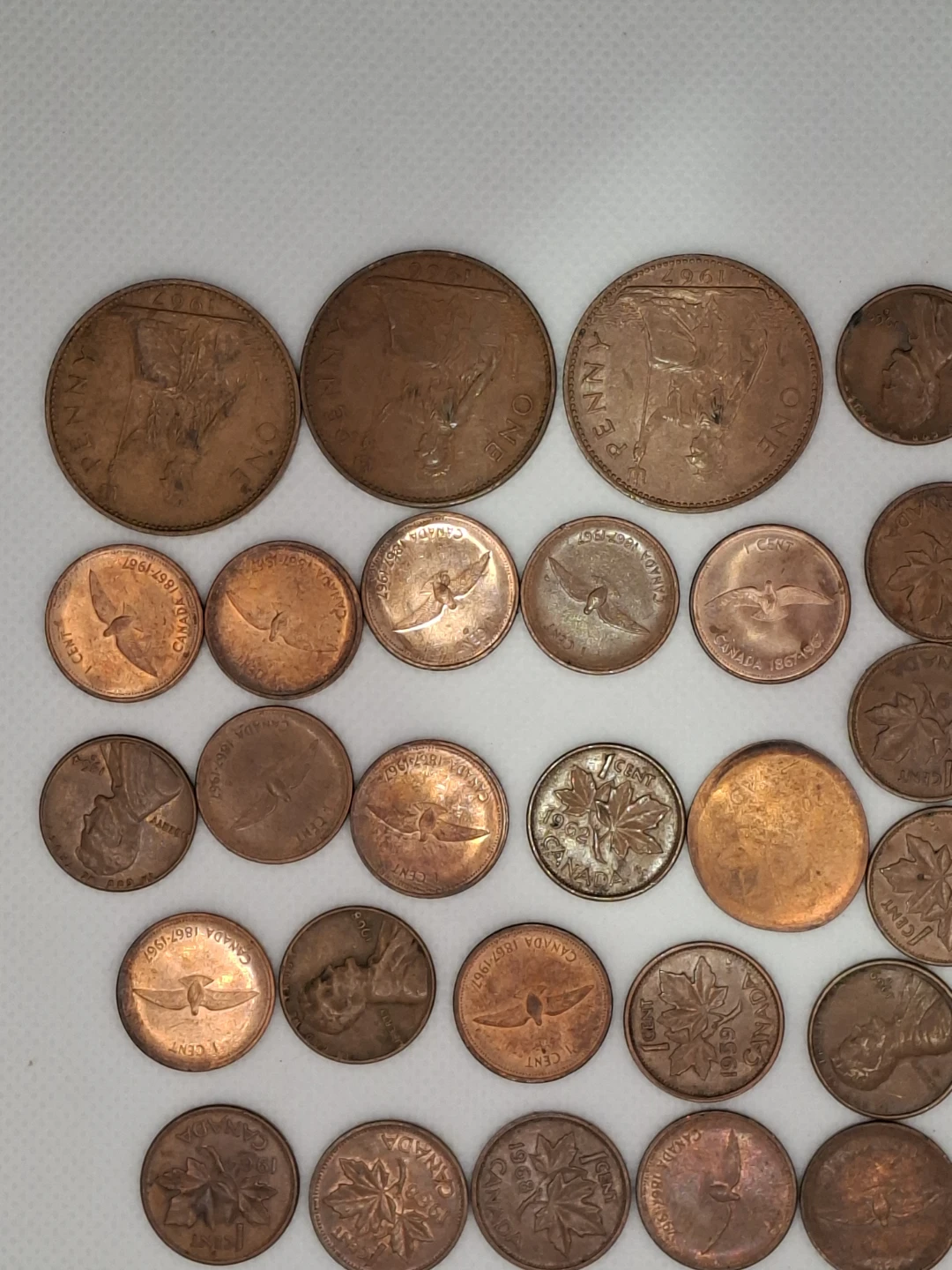 Lot of all 1950s and 1960s coppers - photo 2