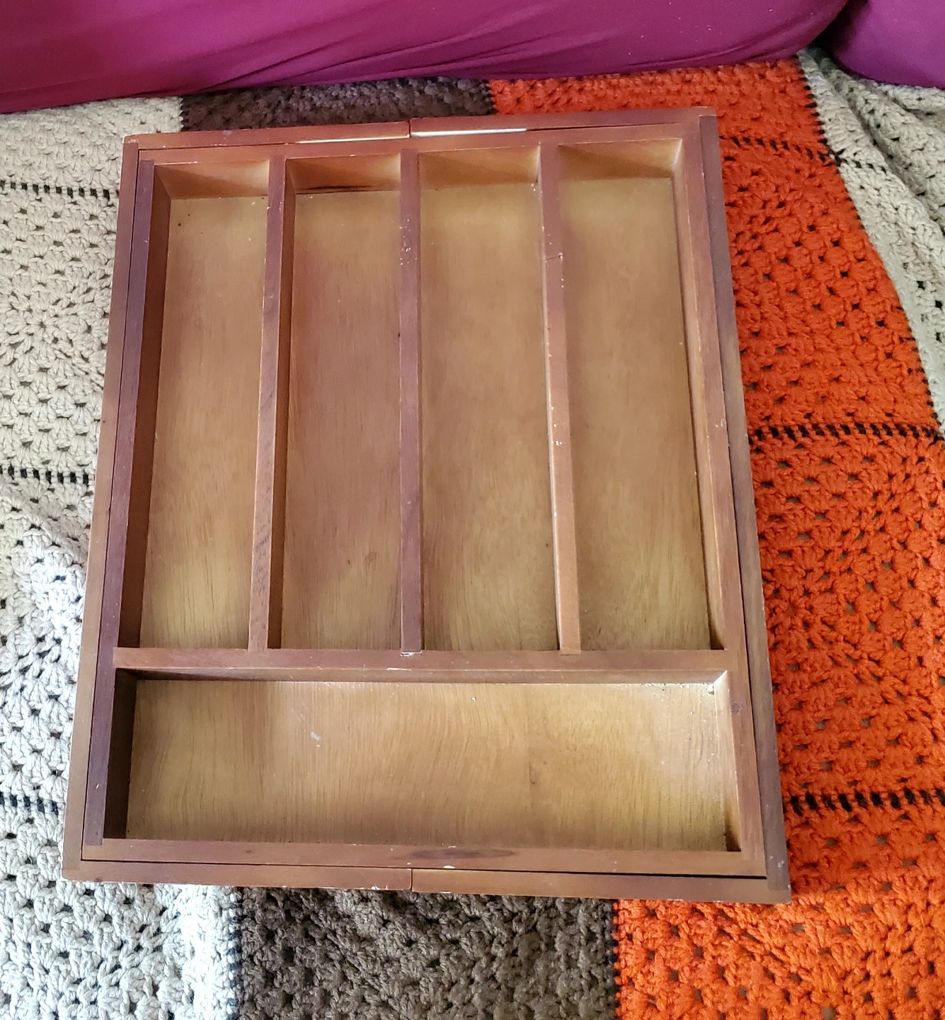 Wooden Cutlery Organizer Drawer/tray - photo 2