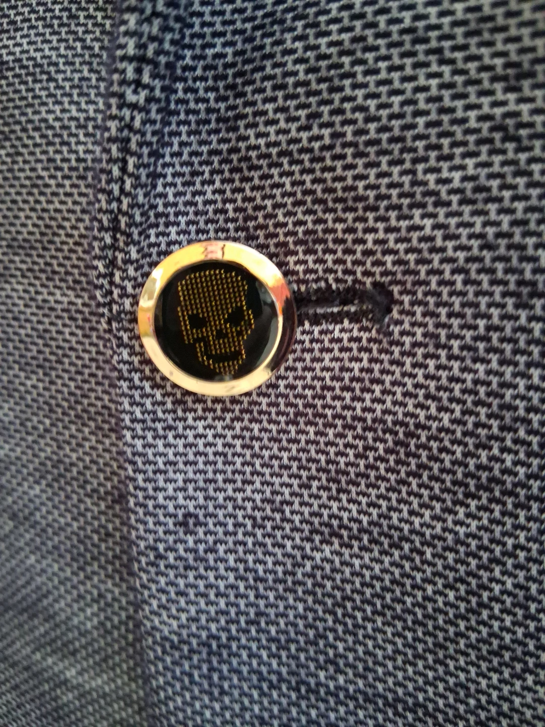 Men's Blazer with Skull Detail - photo 4