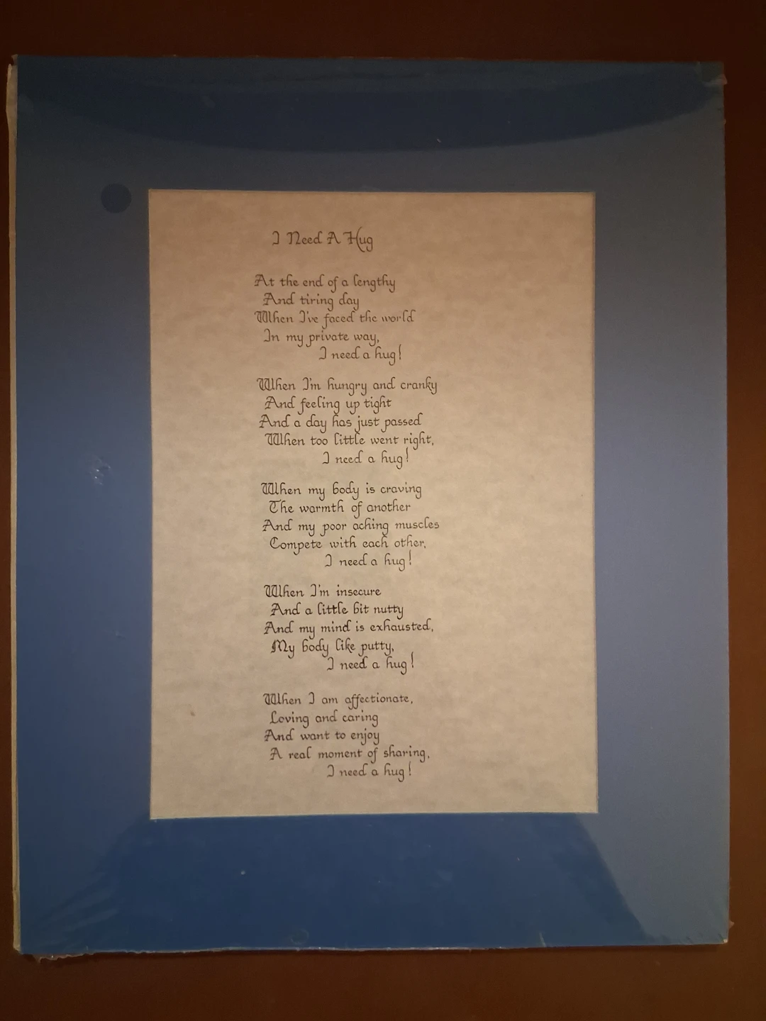 "Vintage Calligraphy by Penny Poem Print, To The One I Love! - photo 3