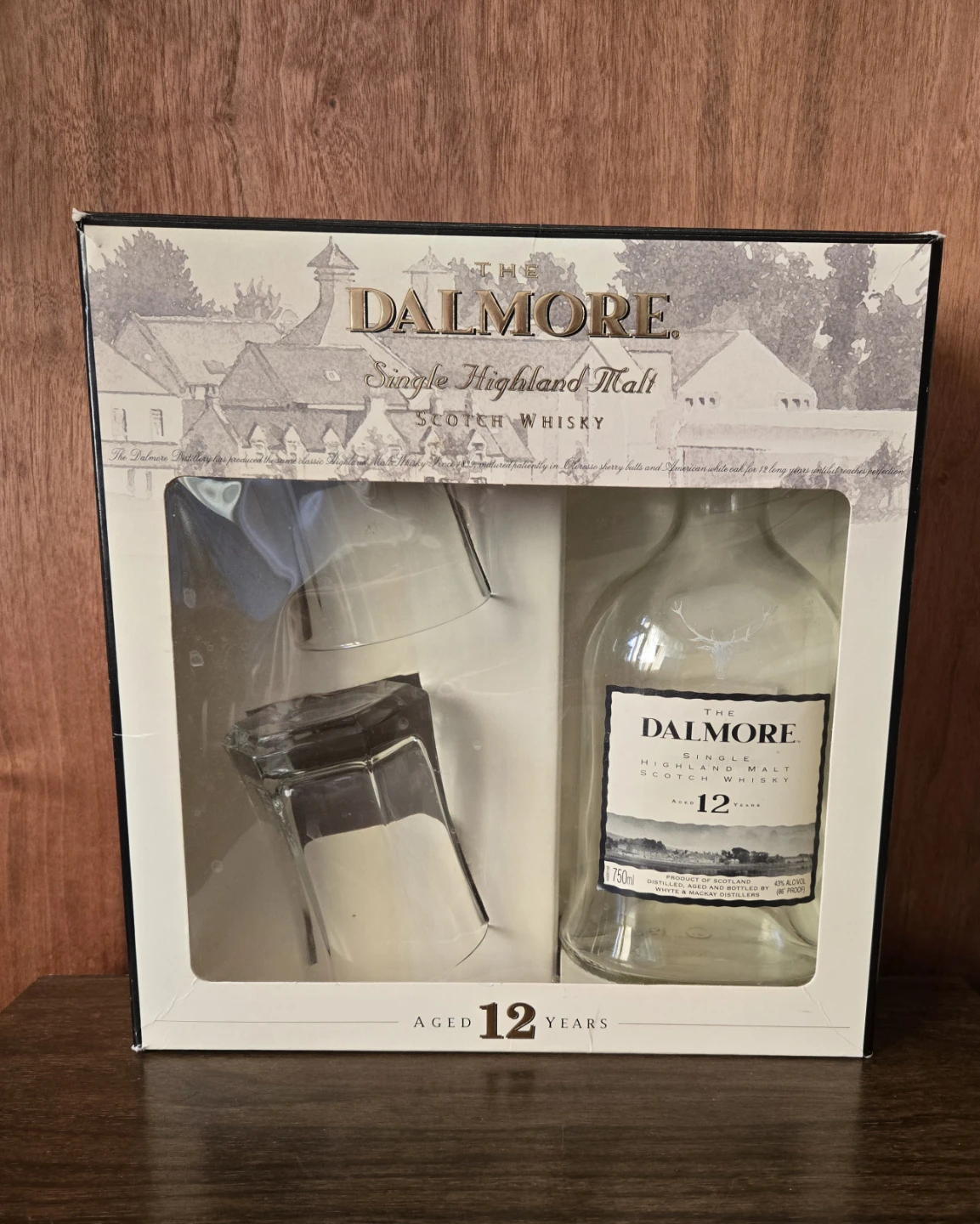 T Dalmore 12 Year Old Single Malt  Gift Set with Glasses - photo 4