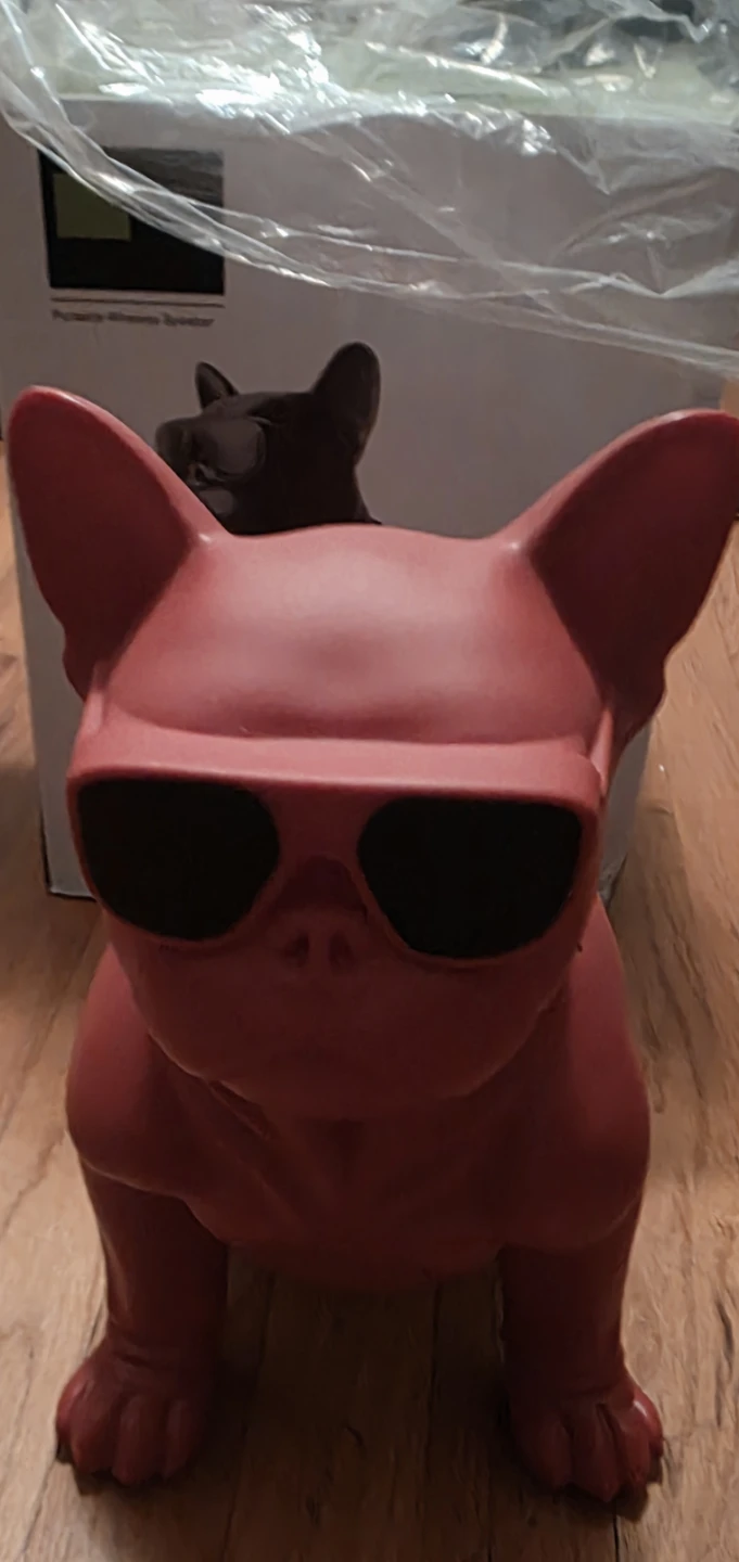 Red French Bulldog Bluetooth Speaker