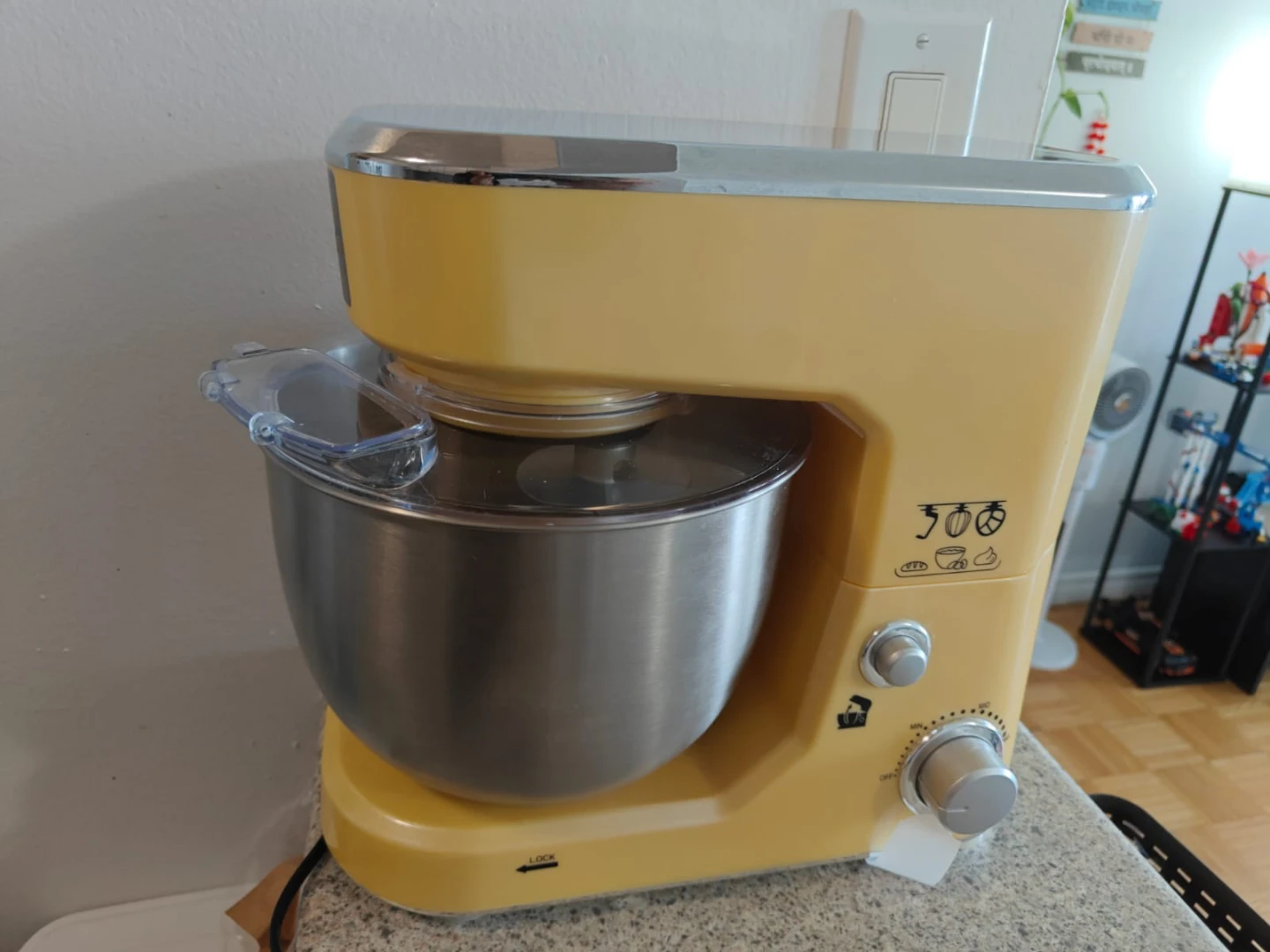 CUSIMAX Dough Mixer Tilt-Head with Stainless Steel Bowl, - photo 3