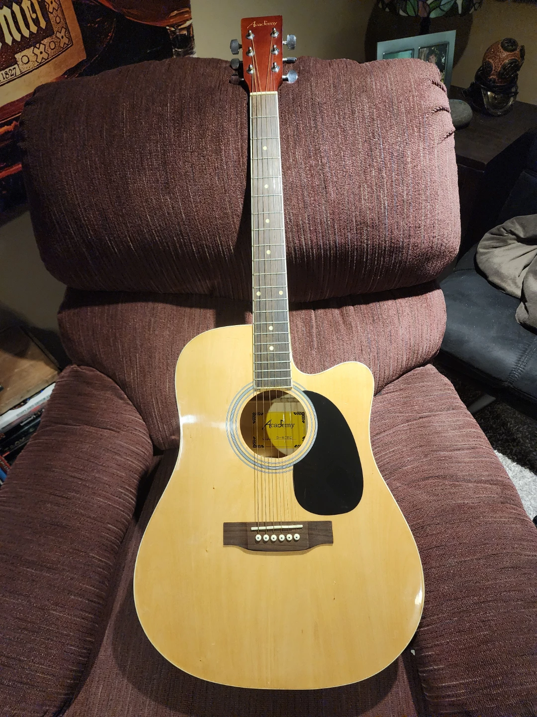 Academy Acoustic Guitar D-8CEQ with EQ-505 - photo 2