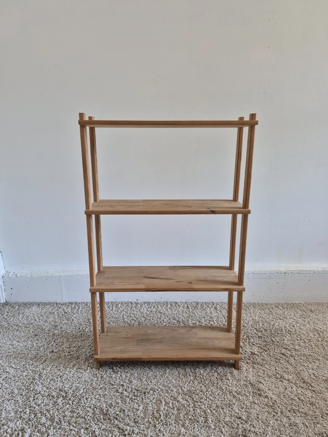 Wooden 4 Level / Tier Bookshelf Bookcase Storage Unit - photo 3