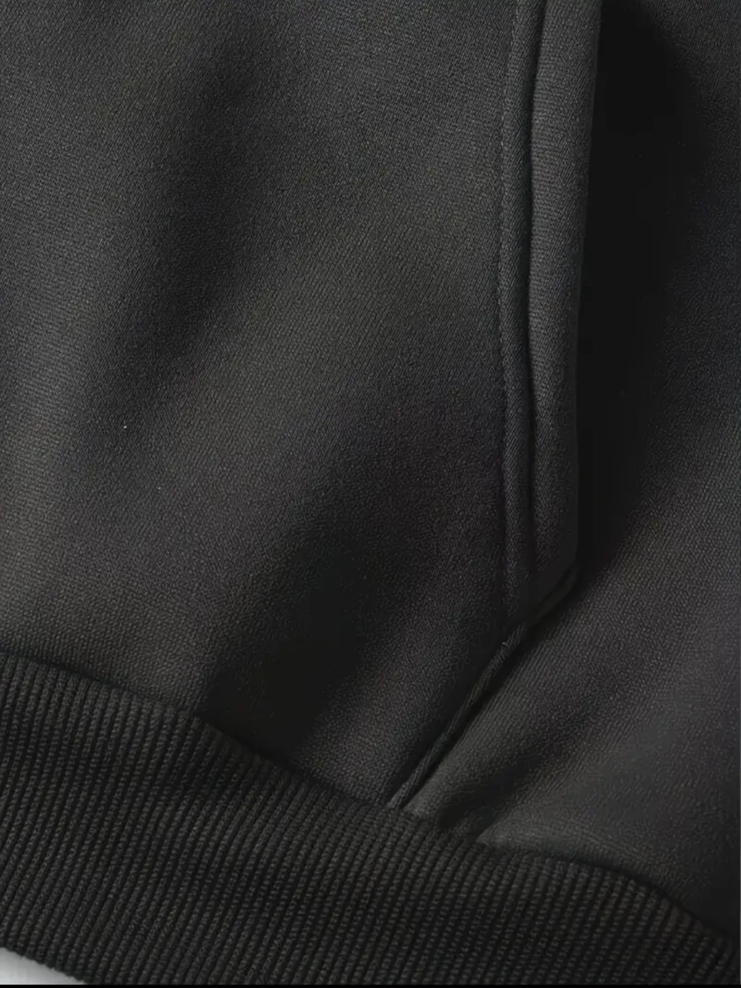 Black Full Zip Hoodie with Balaclava Hood - photo 4