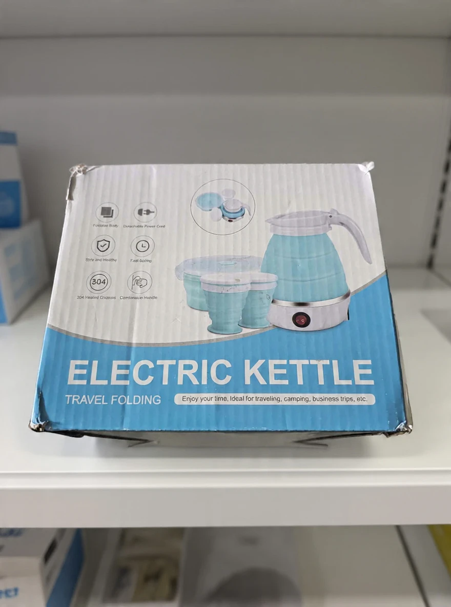 Wadeo Electric Kettle - Travel Folding 600ML