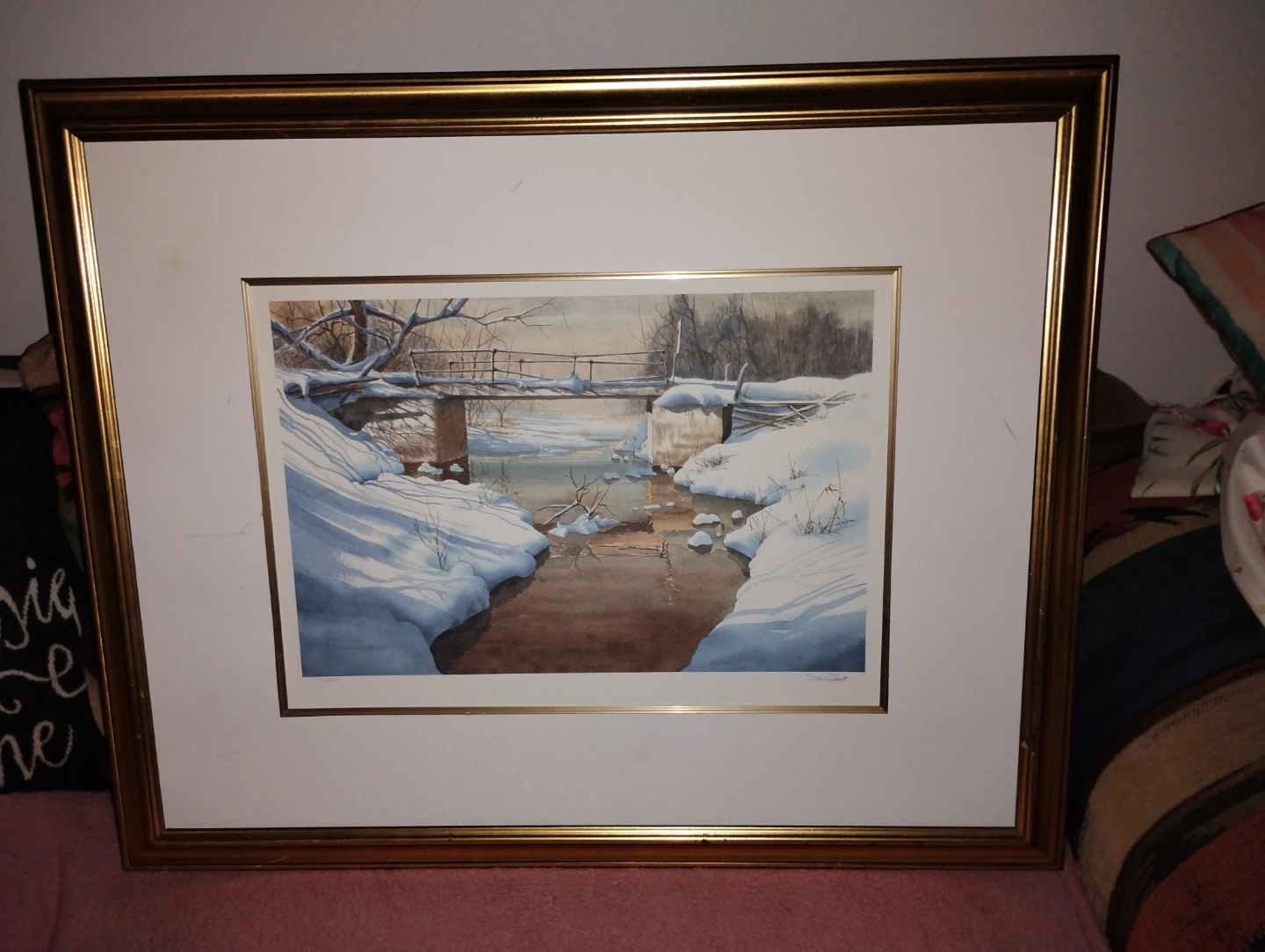 Jack Reid Limited Edition "Silent Stream" Watercolor Print