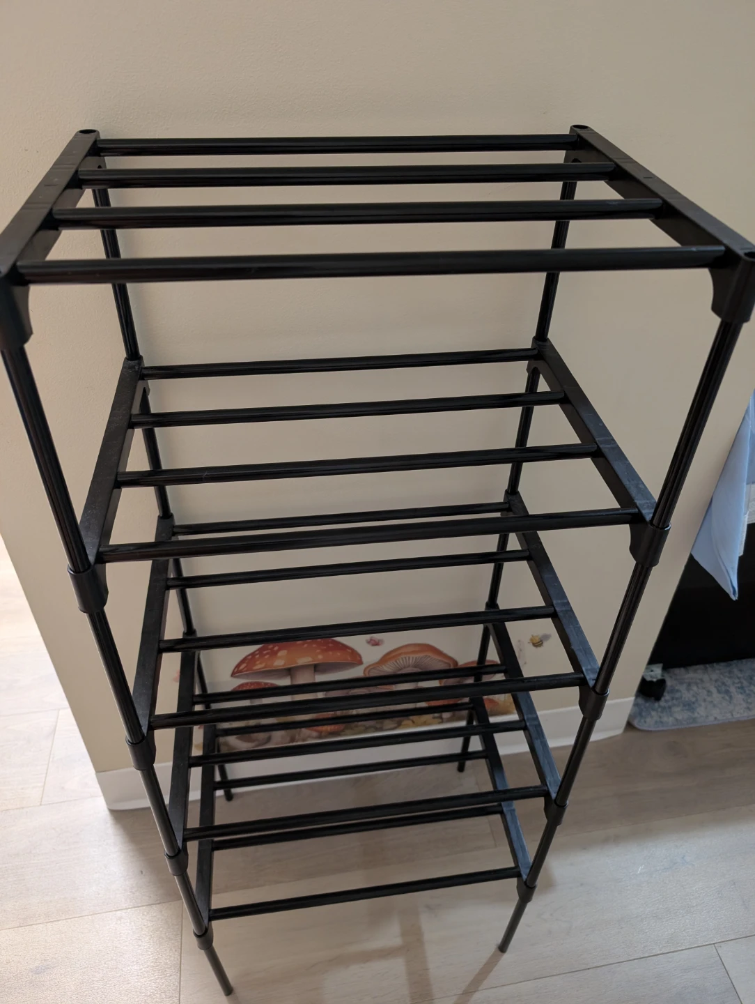 Black 5-Tier Shoe Rack (fits 10 pairs) - photo 3