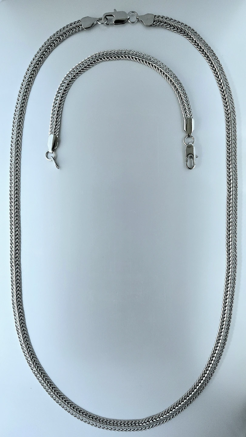 Snake Bone Chain Set