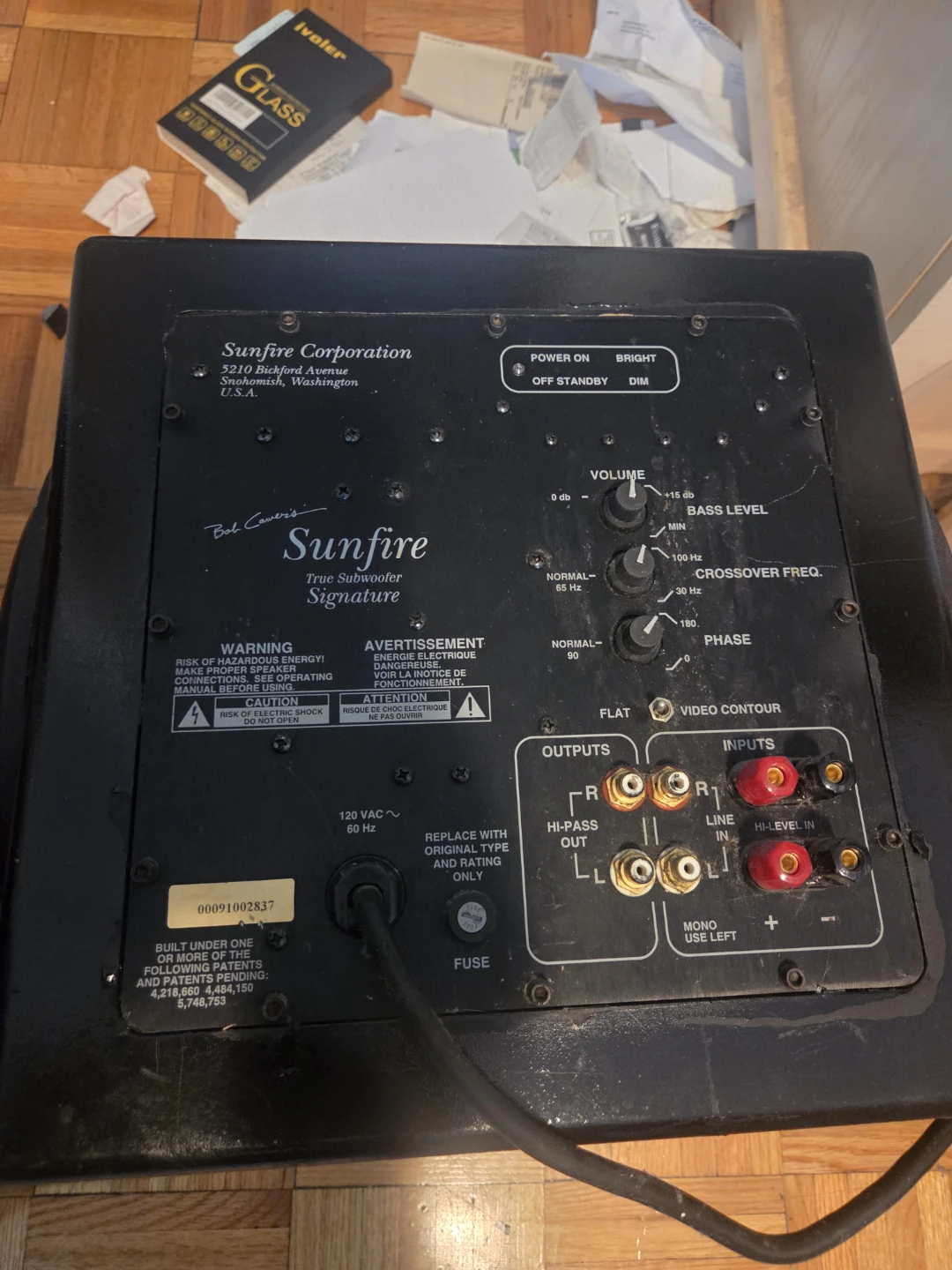 Sunfire True Subwoofer Signature Bob Carver Edition - photo 3
