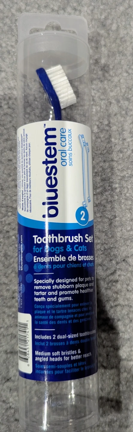 Bluestem Oral Care Toothbrush Set for Dogs & Cats