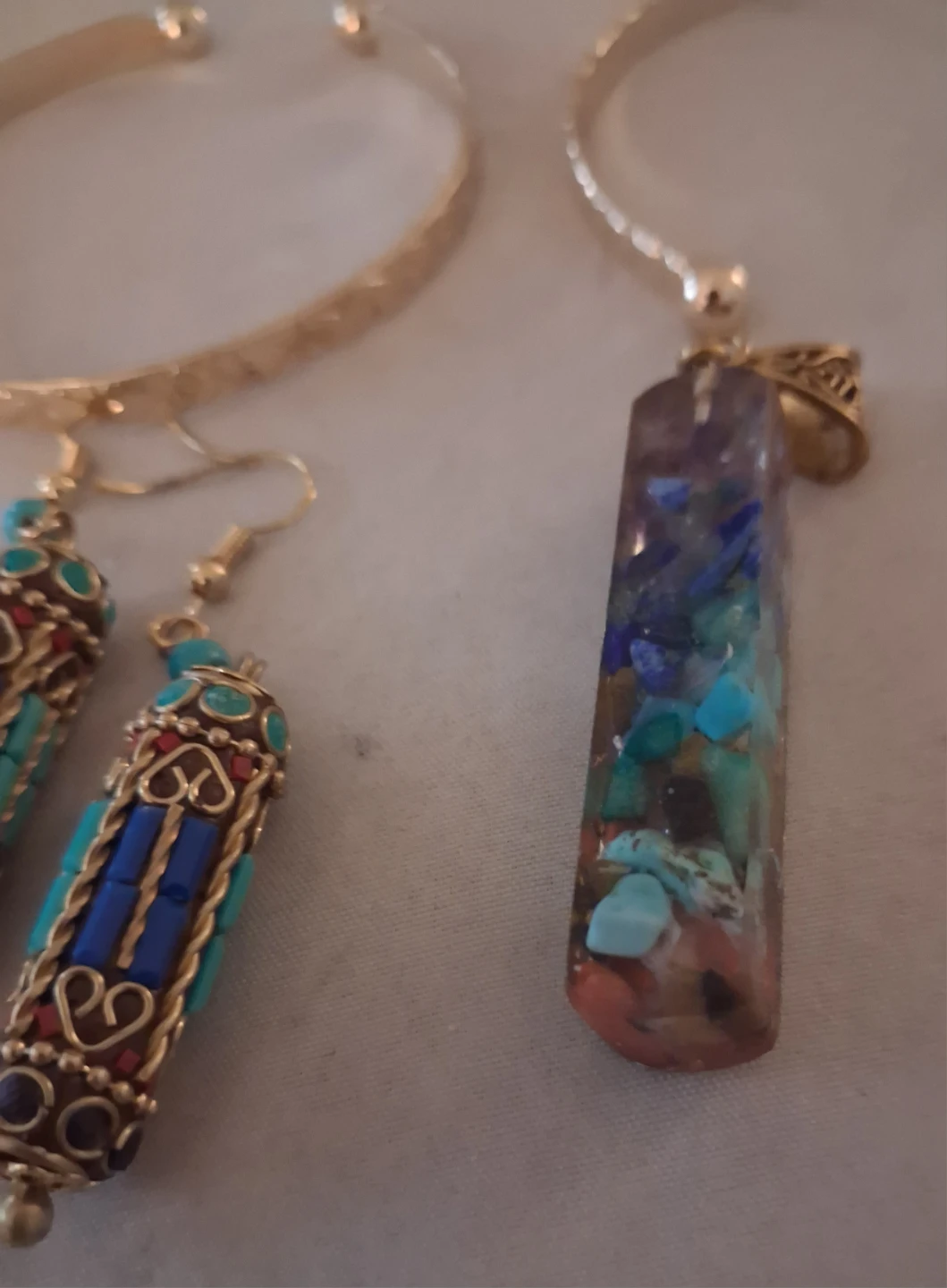 Bohemian Style Cylinder Drop Earrings - photo 5