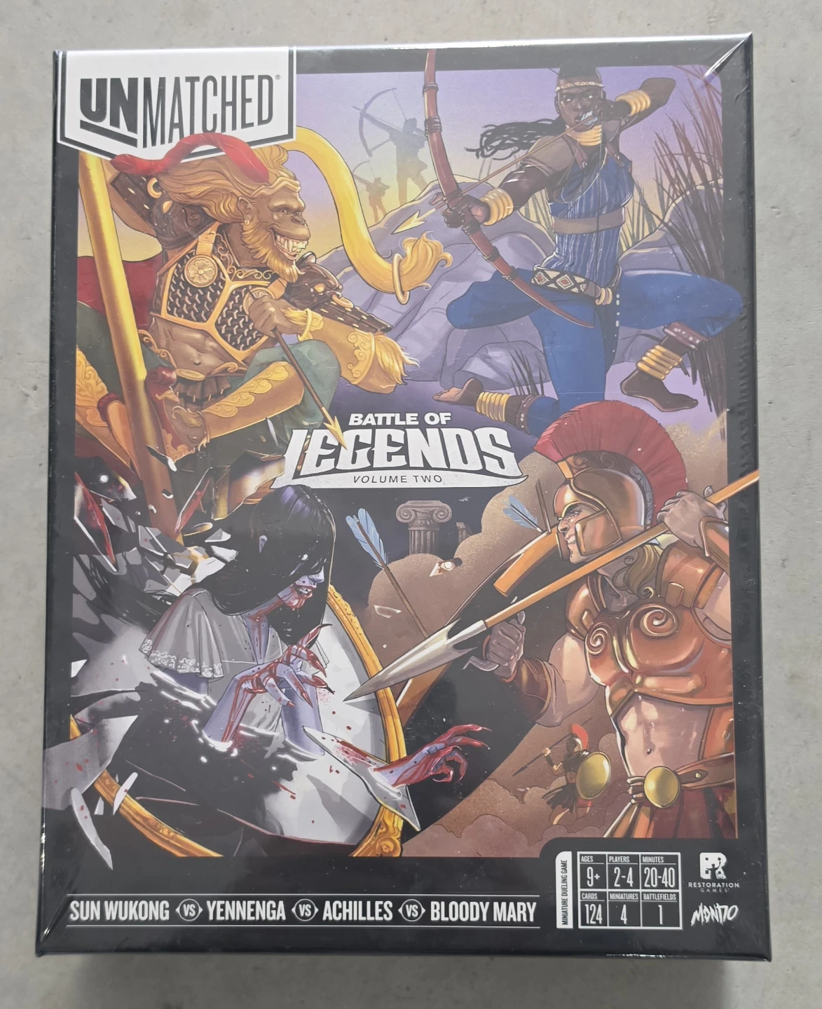 Unmatched: Battle of Legends Volume Two Board Game