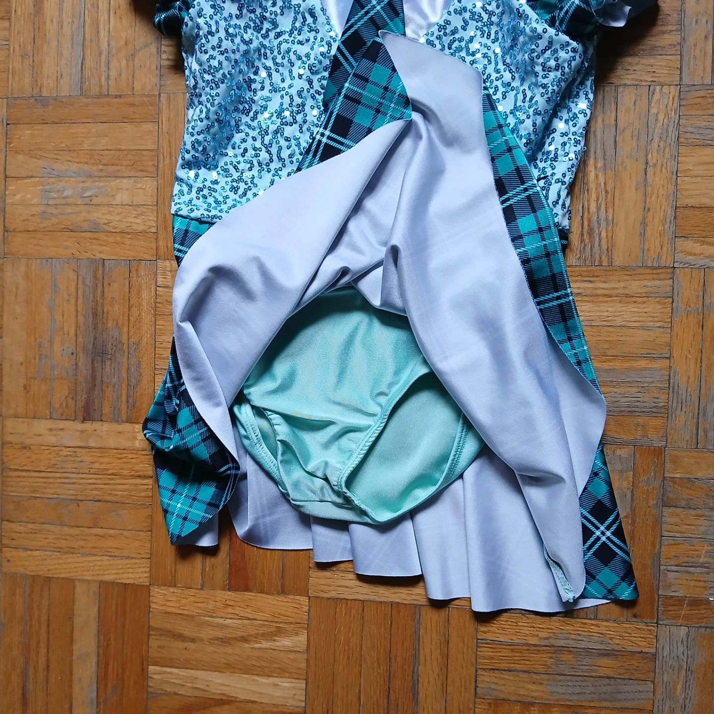 Layla sequin and plaid dance costume dress - photo 4