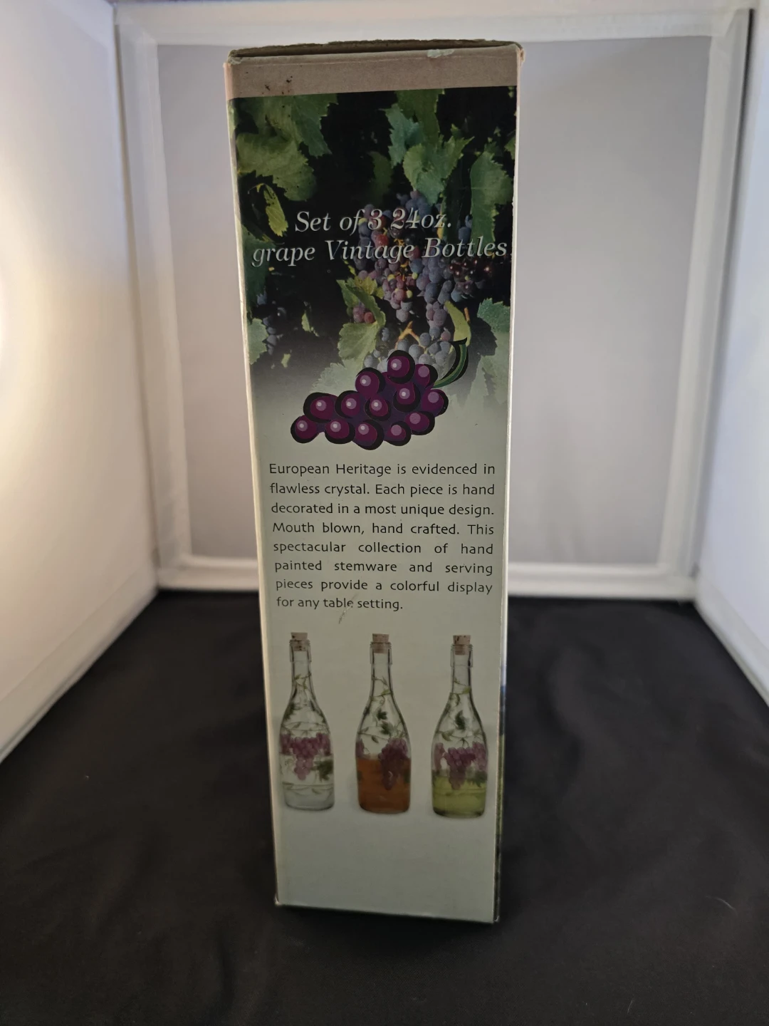 Set of 3 Grape Collection Vintage Bottles - photo 3