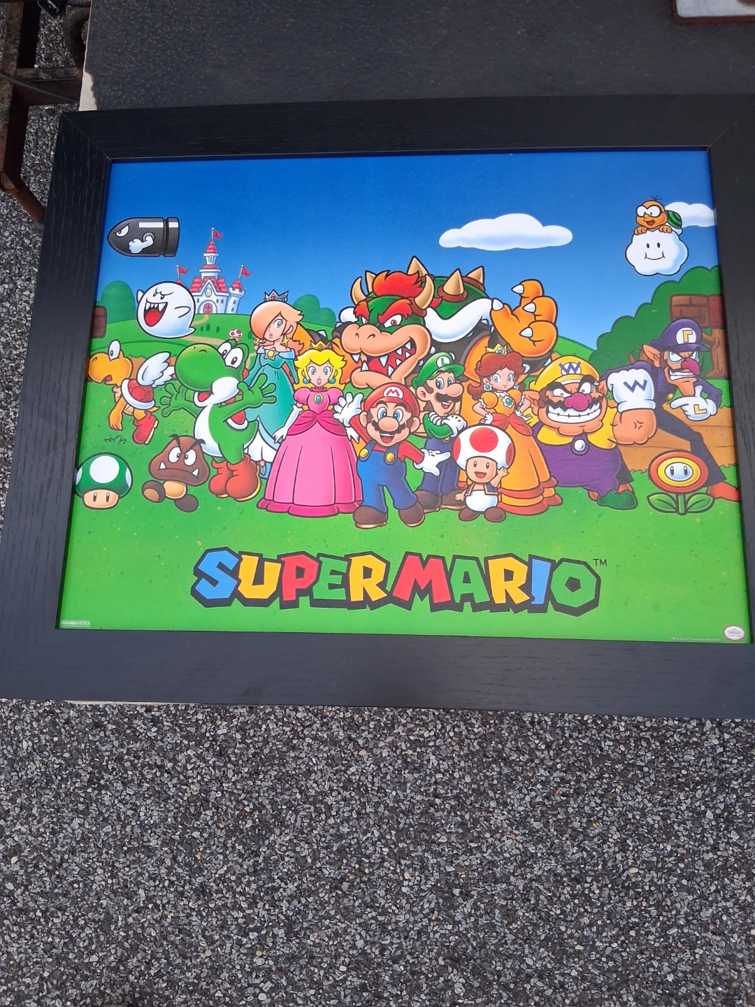 Super Mario Framed Art Print