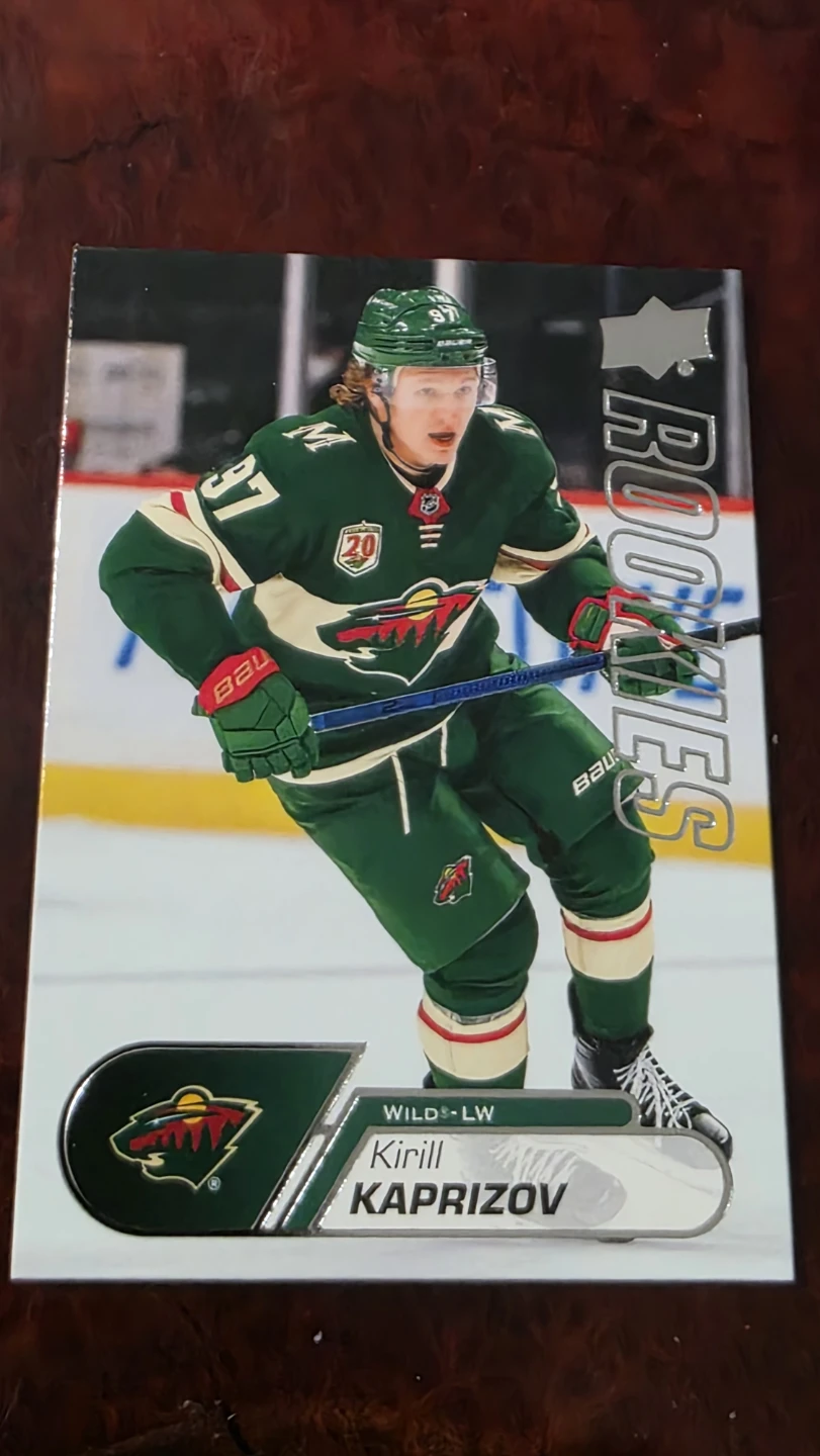 2021 Upper Deck NHL Rookie Set Kirill Kaprizov Hockey Card