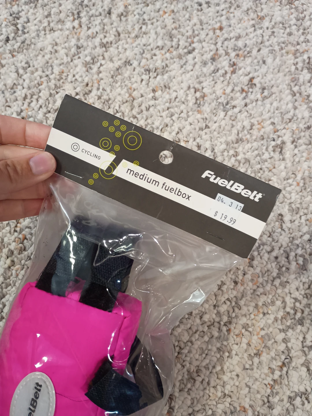 New FuelBelt Medium Fuelbox Cycling Pouch - Pink - photo 2