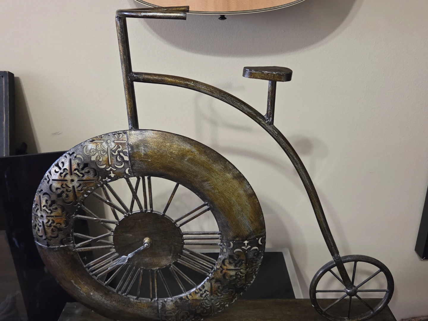 Metal Bicycle Clock - photo 4