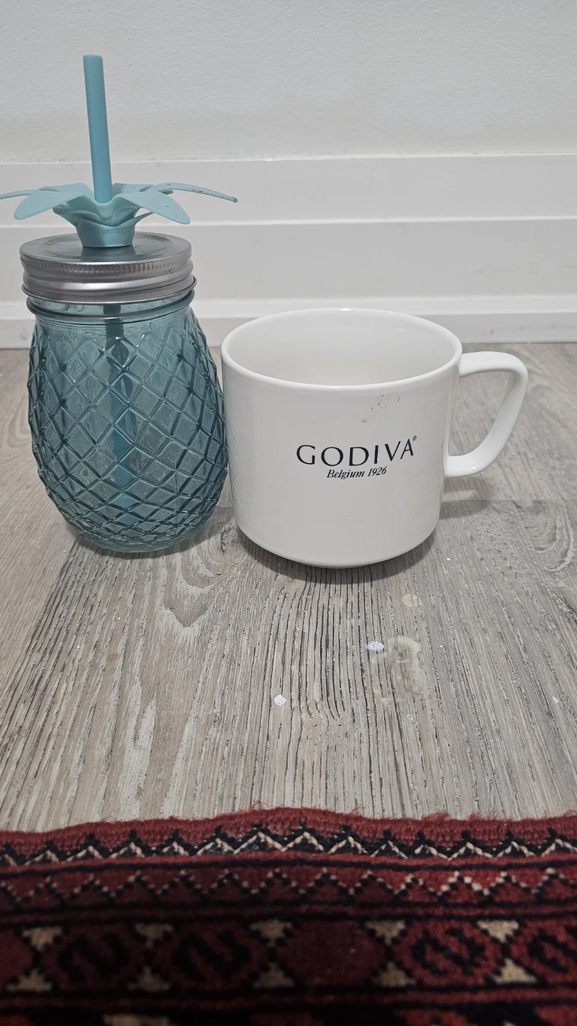 Godiva Mug and Pineapple Tumbler