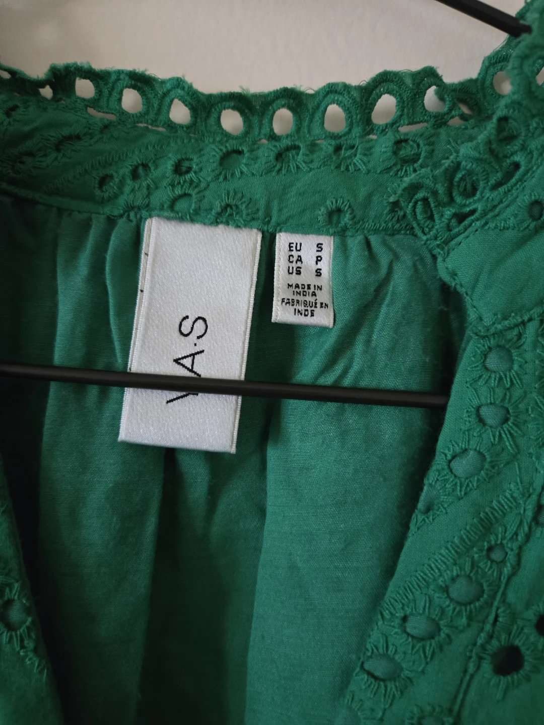 V.A.S. Green Eyelet Dress - Small - photo 2