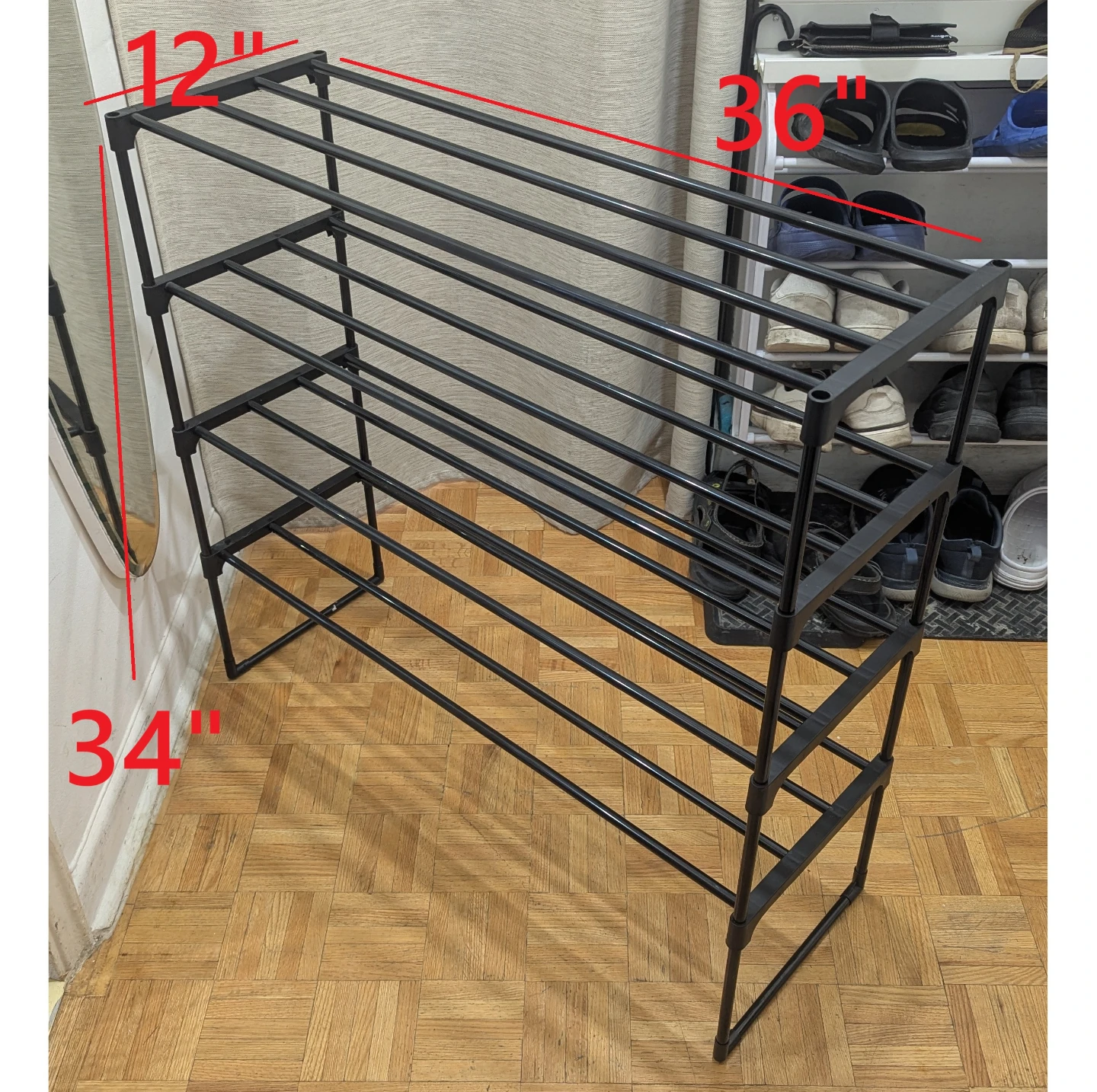 Huge Big 4-Tier Floor large Storage Organizer Stand Shelf Rack