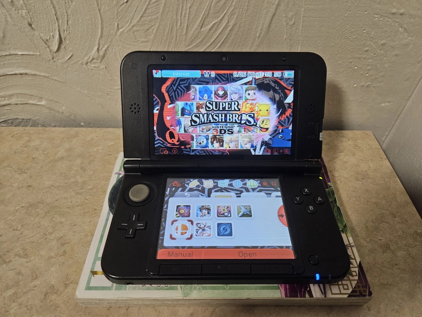 Modded Nintendo 3DS XL Red