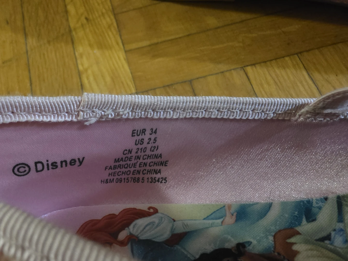 Disney Princess Glitter Flats Toddler Size 2 - photo 5