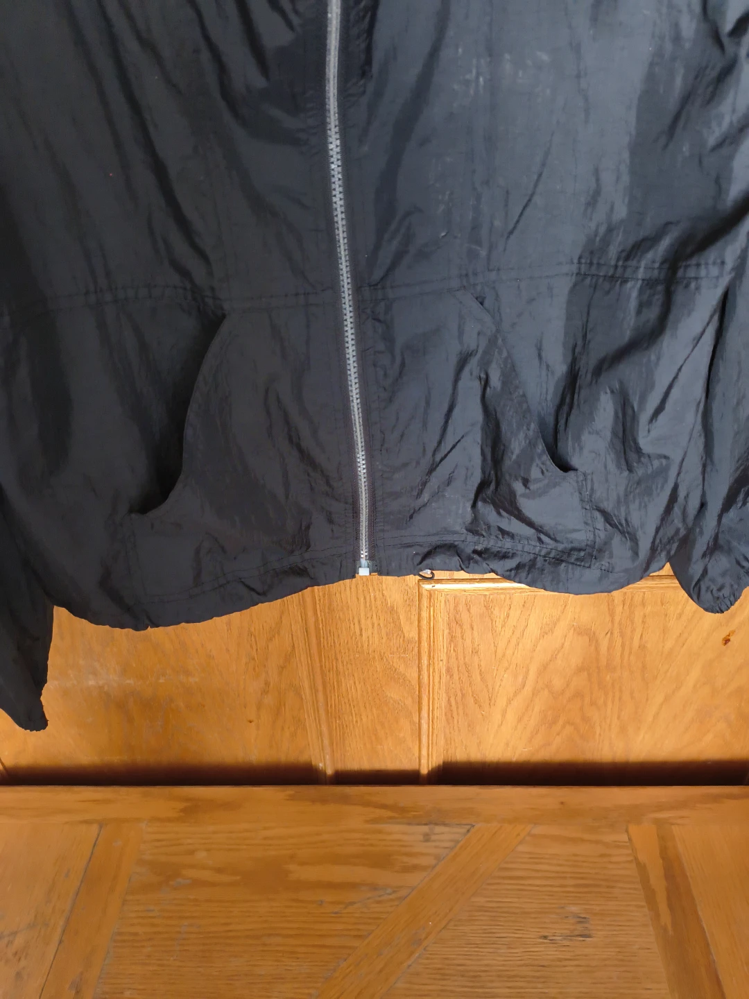 Togo Black Hooded Windbreaker Jacket - photo 3