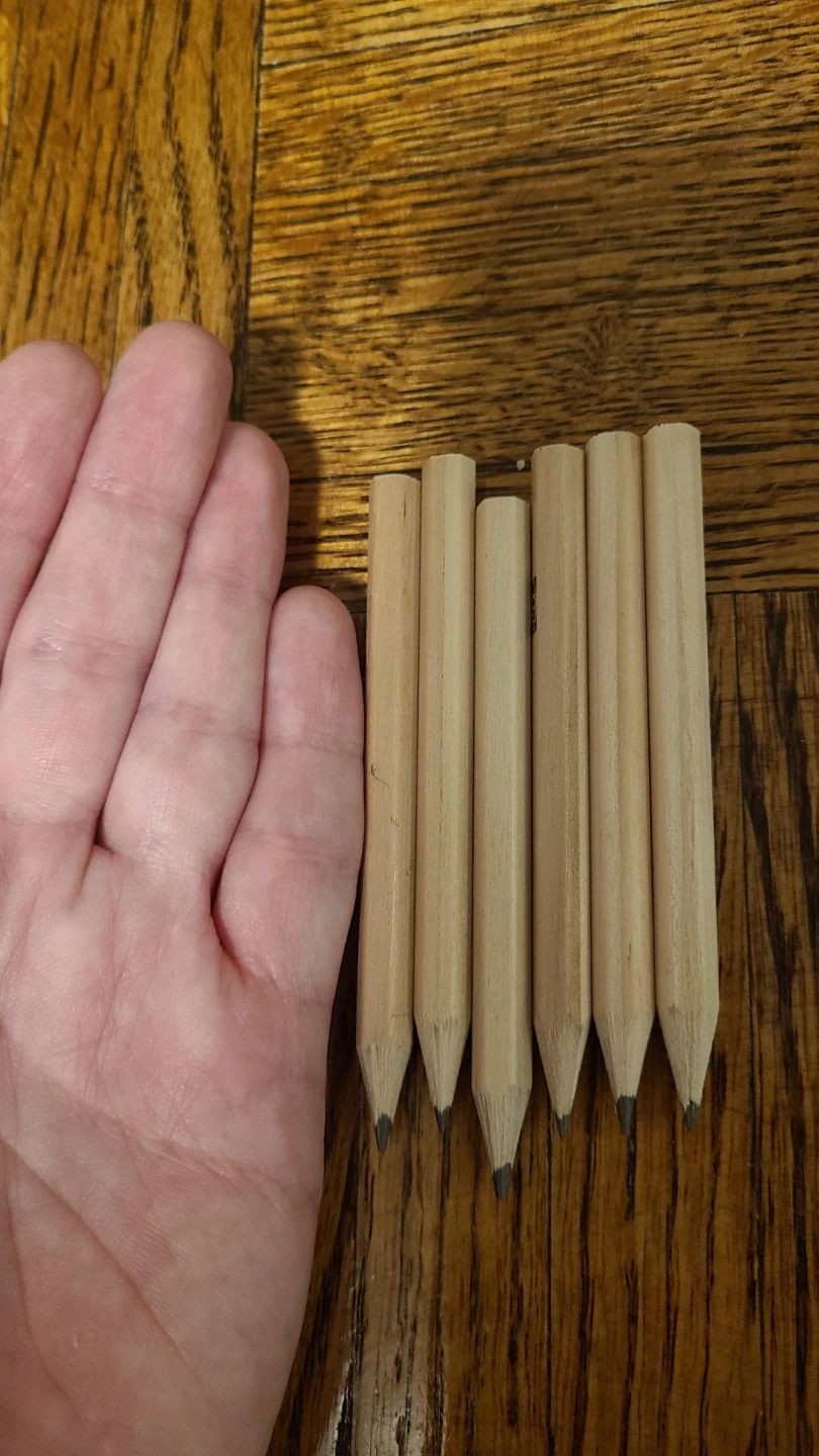 Set of 6 Small Wooden Pencils - photo 2
