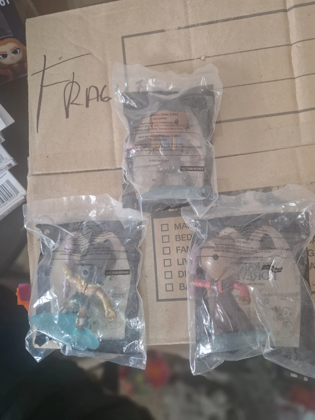 McDonald's Black Panther Wakanda Forever Happy Meal Toys Lot - photo 3