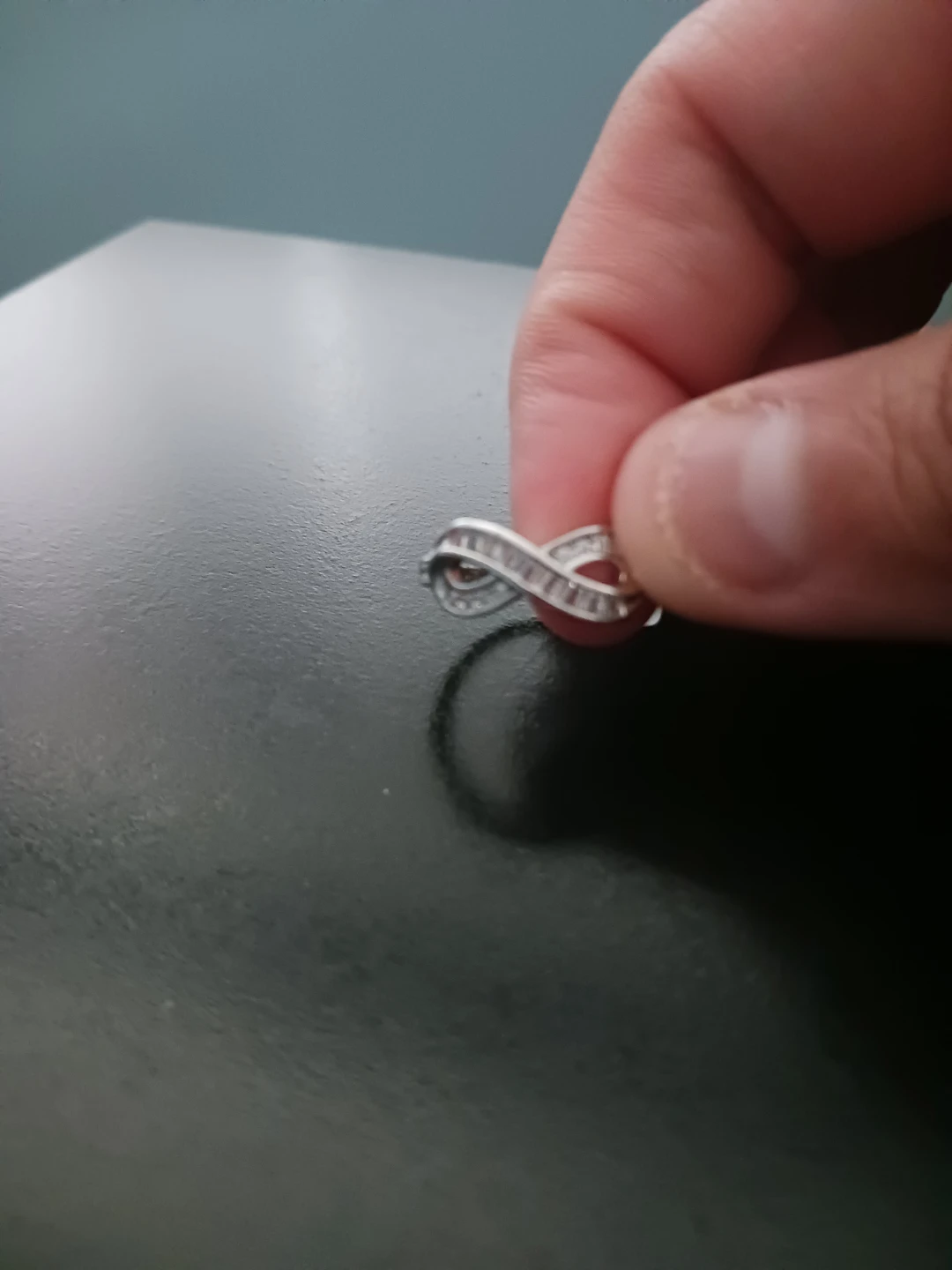 Beautiful Infinity Ring -size 7-7.5 - photo 2